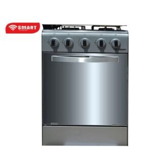 SMART TECHNOLOGY Cuisinière - Gaz 4 Feux Avec Four STC-5050S - Inox/Gris - Garantie 6 Mois