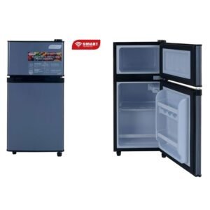 SMART TECHNOLOGY REFRIGERATEUR SMART 58L -2 Battants -STR-65F- Noir/Argent - 12 Mois De Garantie