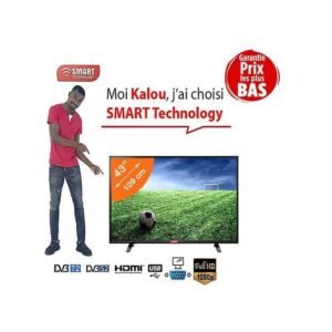 SMART TECHNOLOGY TV LED 42"POUCES-5043 - 3xHDM / Décodeur Intégré - Noir - Garantie 12 Mois