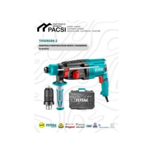 TOTAL Marteau Perforateur 800 W + Mandrin