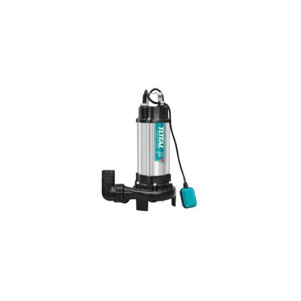 TOTAL Pompe Submersible Pour Eaux Usées Métallique 2″ 2.0HP/1500W