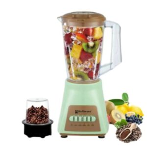 Mixeur - broyeur 2 en 1 - 1.5 L - 600 W - Hoffmans HM-2097