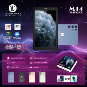 Tablette Educative 7" - M14 NoteBook - 6/256 Go - Double SIM